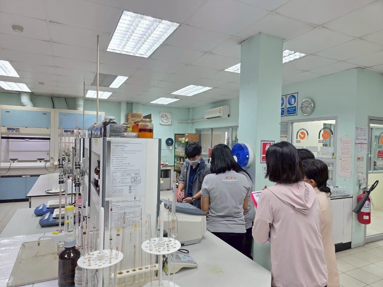 In-house quality-control laboratory testing oil samples